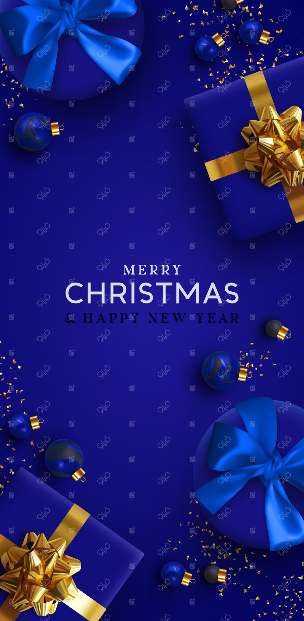 پس‌زمینه‌های عمودی کریسمس، پوسترهای سال نو، بنر وب. قالب‌های مخصوص شبکه‌های اجتماعی و داستان‌ها. اشیای تزئینی سه‌بعدی واقعی. سال نو مبارک. تصویرسازی وکتور