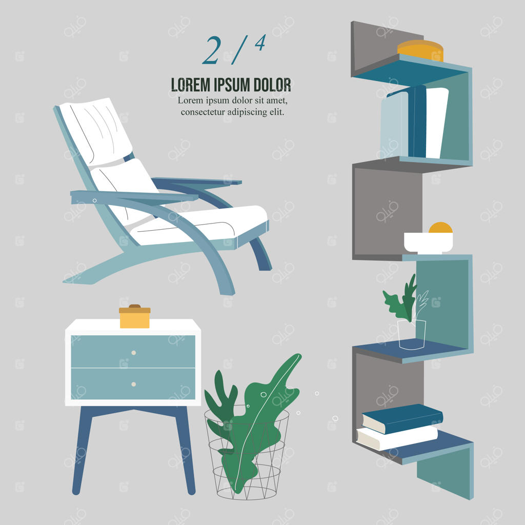 مجموعه دکوراسیون داخلی مدرن و مینیمال