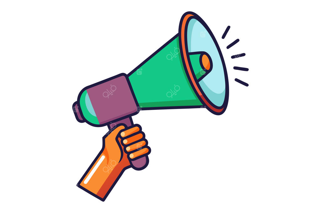 تصویر وکتوری بلندگوی دستی