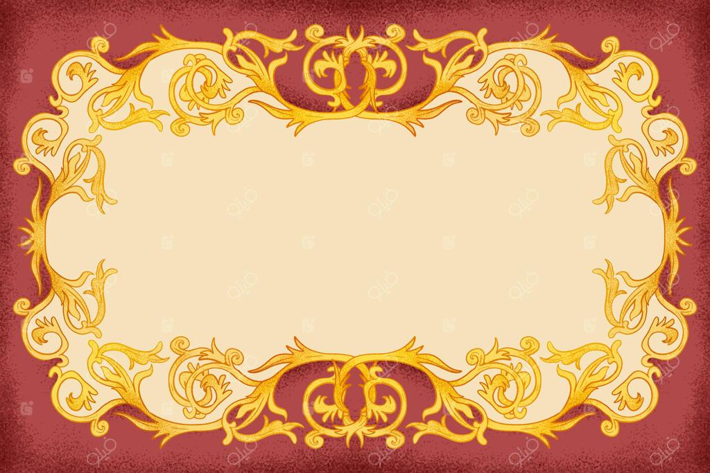 پس‌زمینه‌ی تزئینی طراحی شده با دست