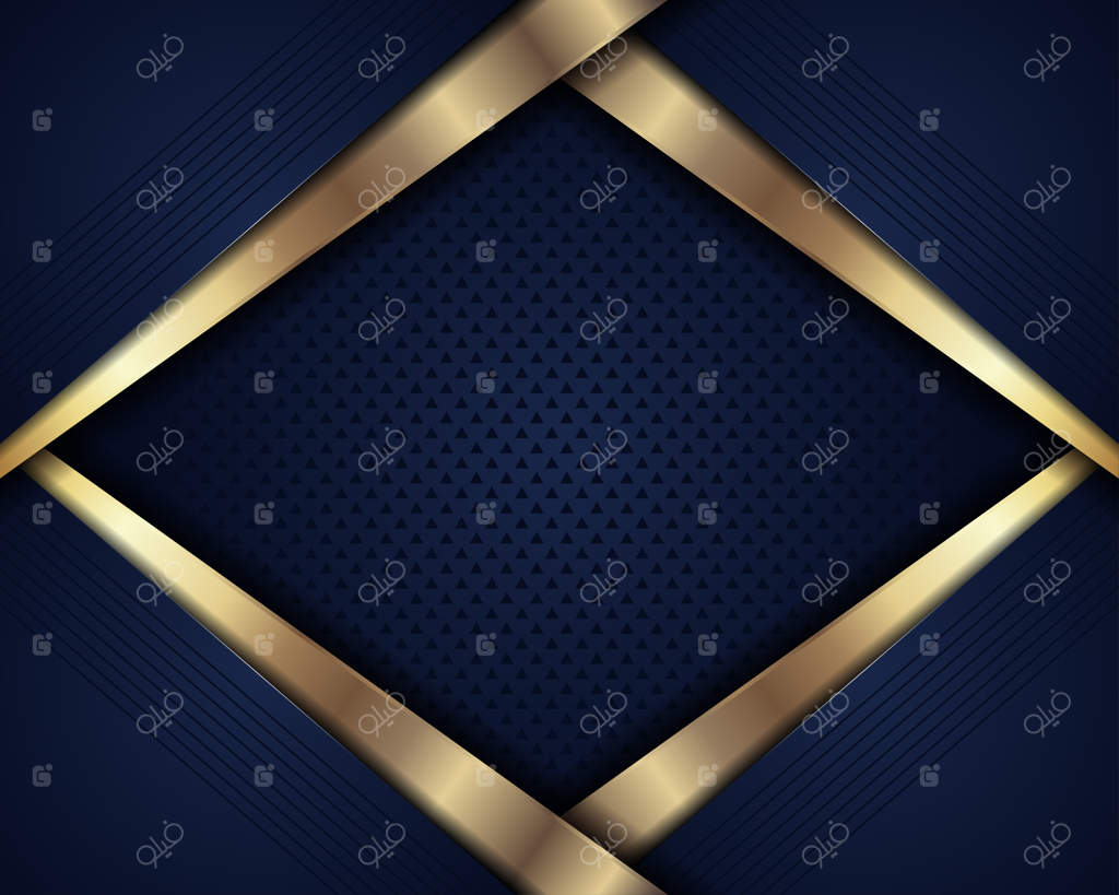 لوکس انتزاعی به رنگ آبی تیره با لایه‌های همپوشان