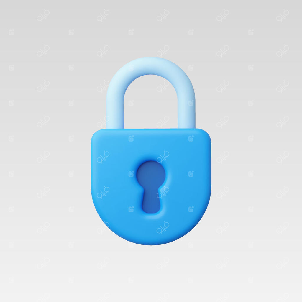 قفل سه‌بعدی واقعی و بسته‌شده