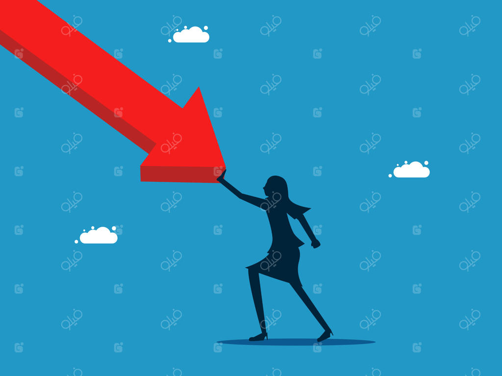 زنی که پیکانی را به سوی آسمان بلند کرده است