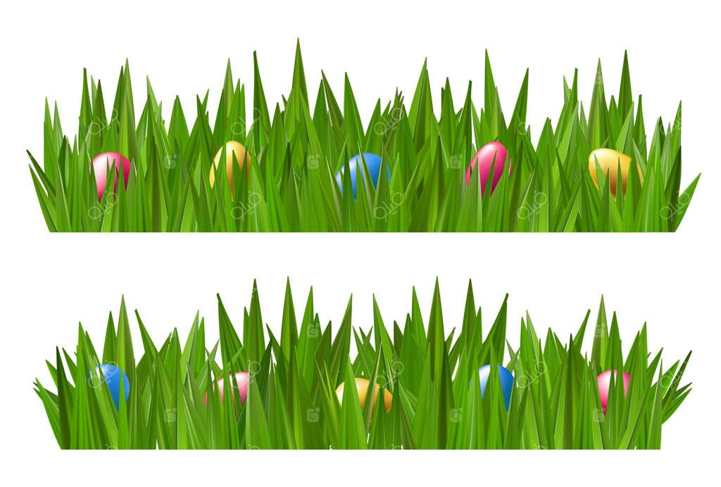 سبد تخم‌مرغ طلایی در چمنزار سبز: پس‌زمینه عید پاک با طراحی سه‌بعدی. بنر شکار شکلات در دشت شاد و دکوراسیون بهاری. کارت طراحی آسمان برای آخر هفته. مفهوم هدیه در روز باغ.