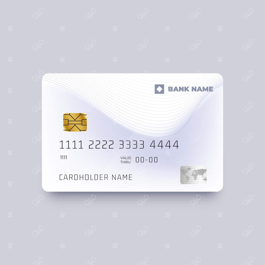 طراحی واقعی کارت اعتباری