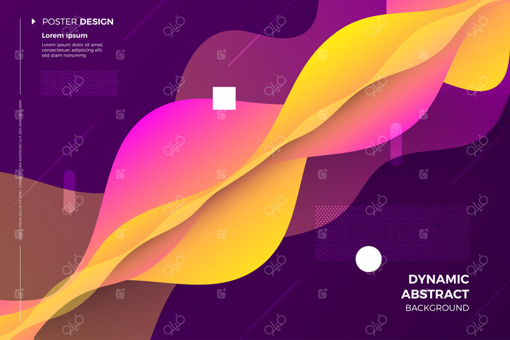 پس‌زمینه انتزاعی پویا