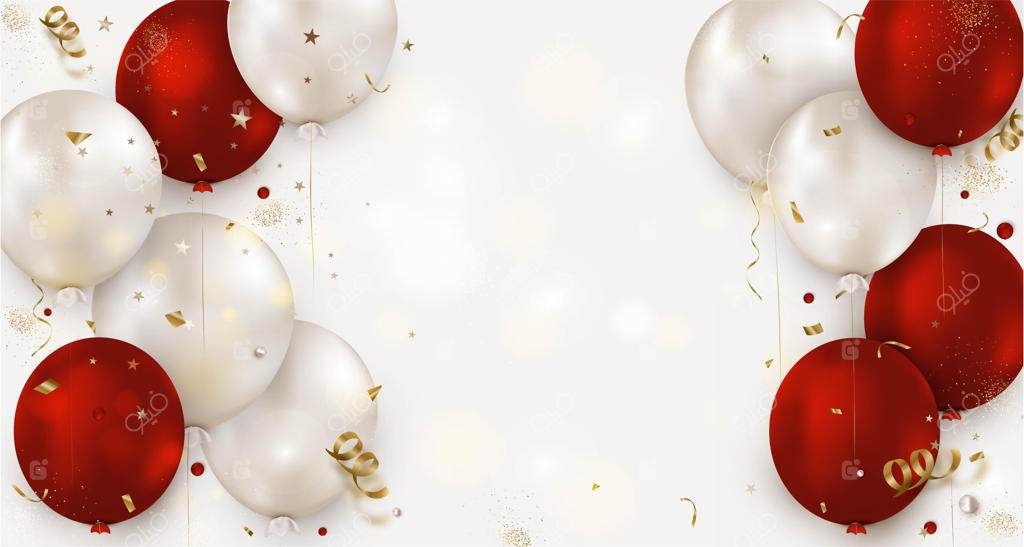 پس‌زمینه بادکنک‌ها.