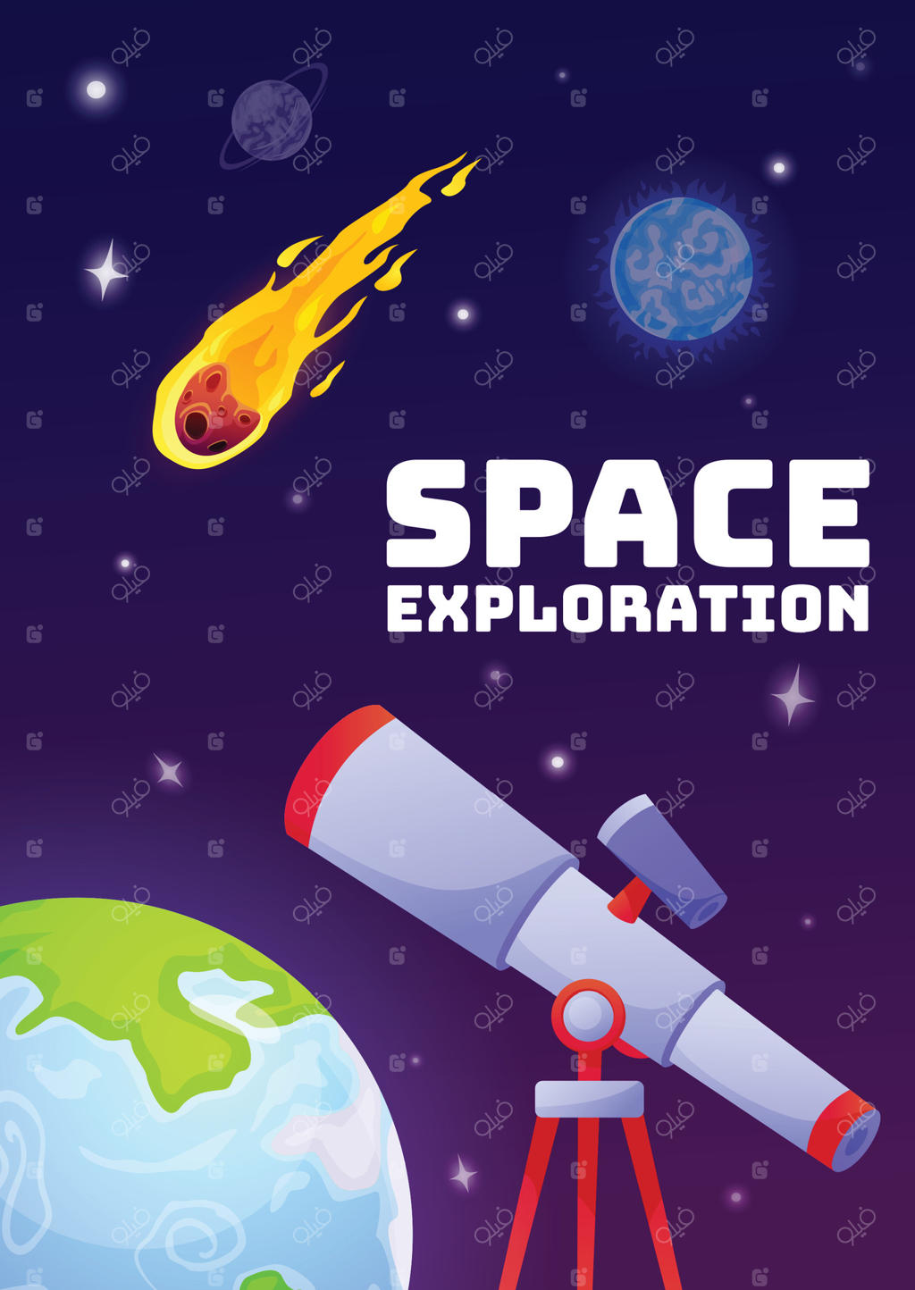 تلسکوپ به سمت سیارات، دنباله‌دار و ستارگان: کاوش زیبایی‌های فضای عمیق، جستجوی جهان‌های جدید و گسترش دانش علمی