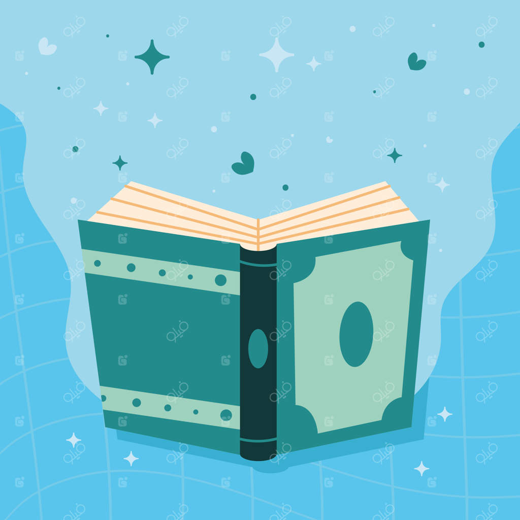 کتاب سبز باز شده