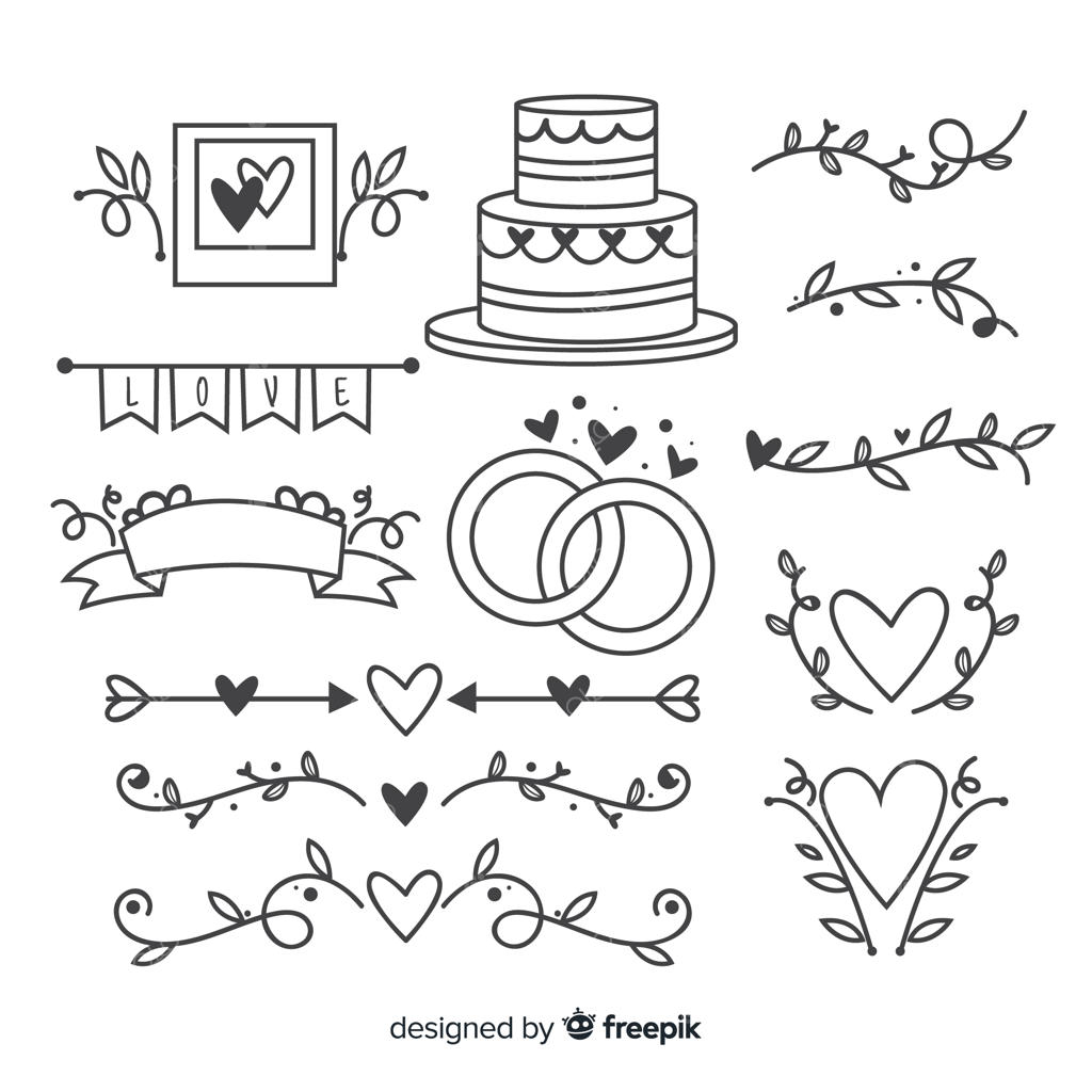 مجموعه تزیینات عروسی دست‌ساز