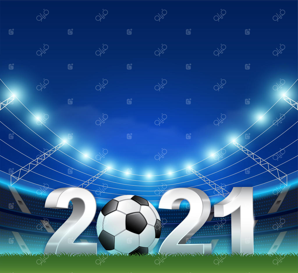 قالب بنر سه‌بعدی فوتبال 2021 برای ورزش فوتبال