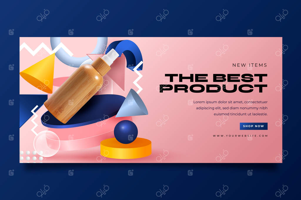 بنر افقی و واقعی سکوی قهرمانی