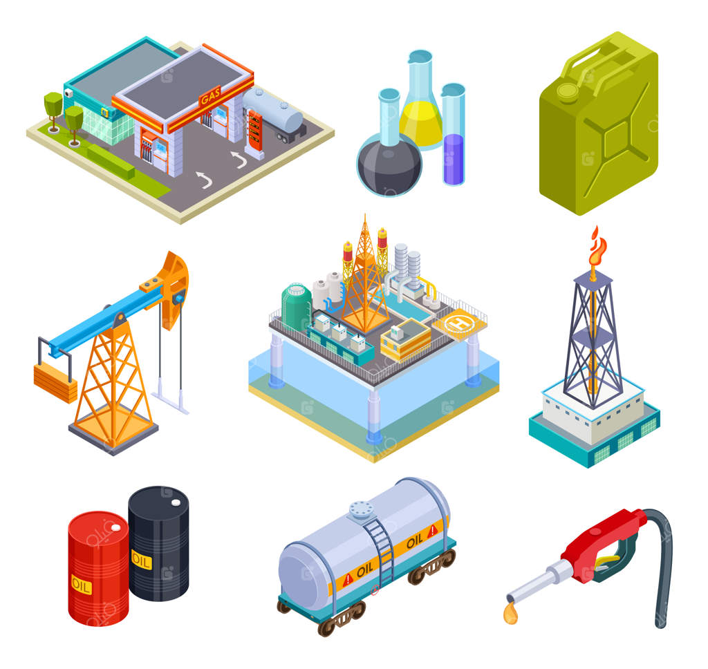 صنعت نفت و گاز به صورت ایزومتریک