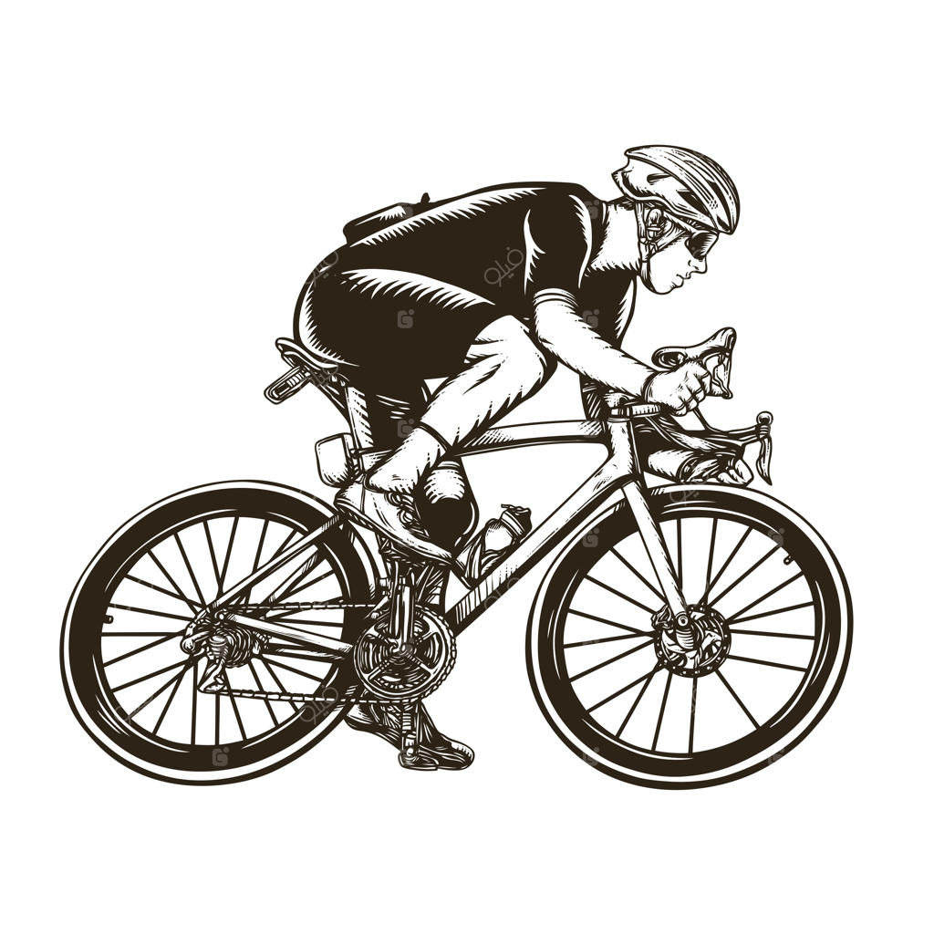 تصویرسازی قدیمی مسابقه دوچرخه‌سواری