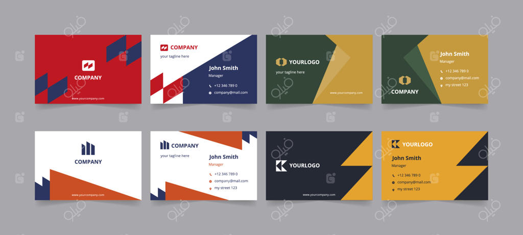 قالب‌های کارت ویزیت مدرن و تخت