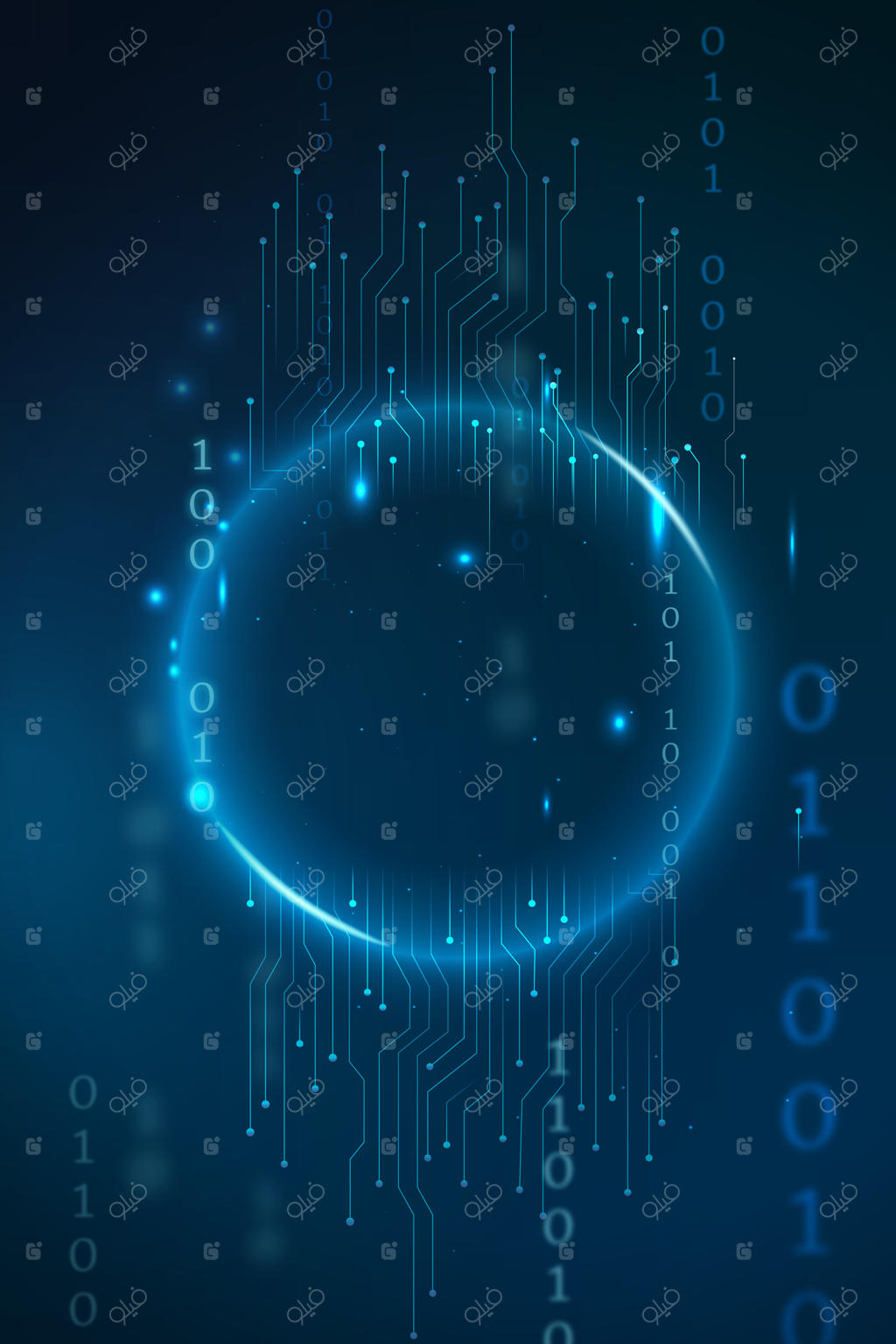 وکتور تکنولوژی شبکه جهانی آینده‌گرا