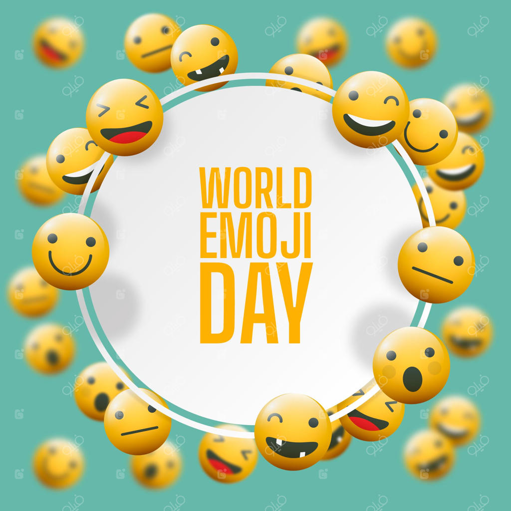 تصویرسازی روز شکلک‌های سه‌بعدی واقعی