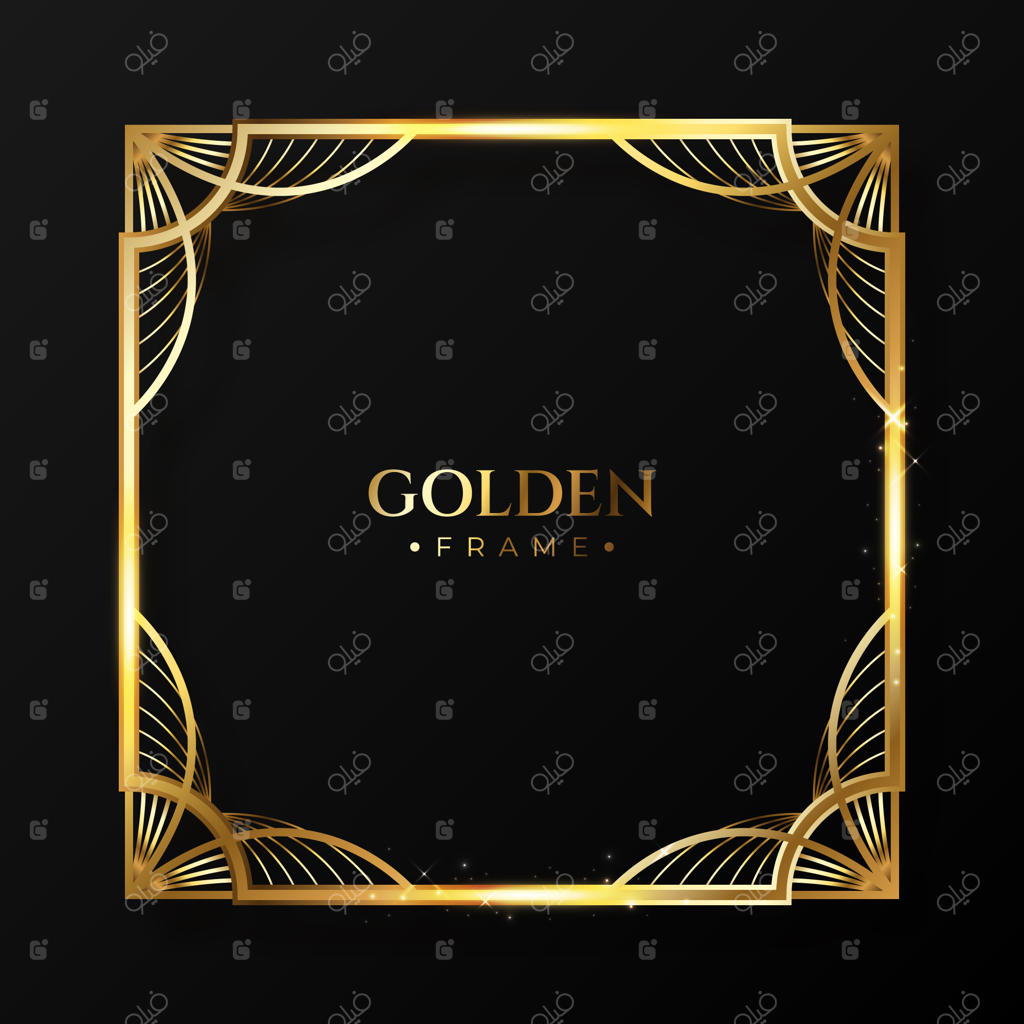 قالب واقعی قاب طلایی