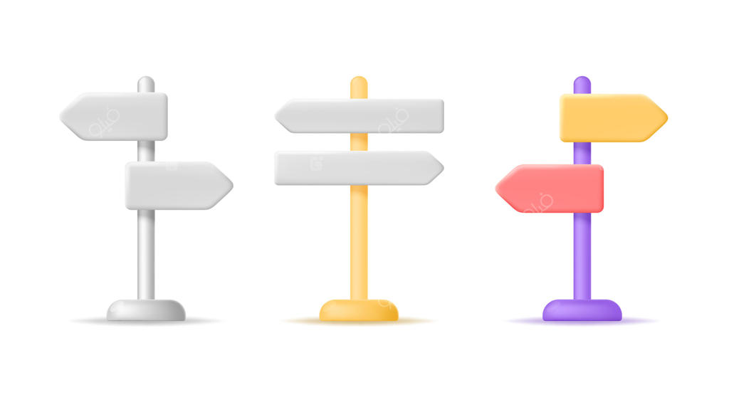 تابلوهای رنگارنگ برای هدایت و مسیر‌یابی