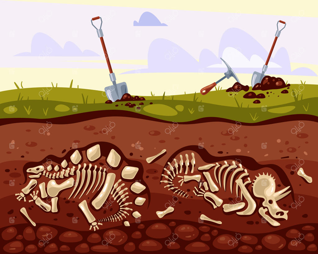 کاوش‌های باستان‌شناسی و مفهوم دایناسورها