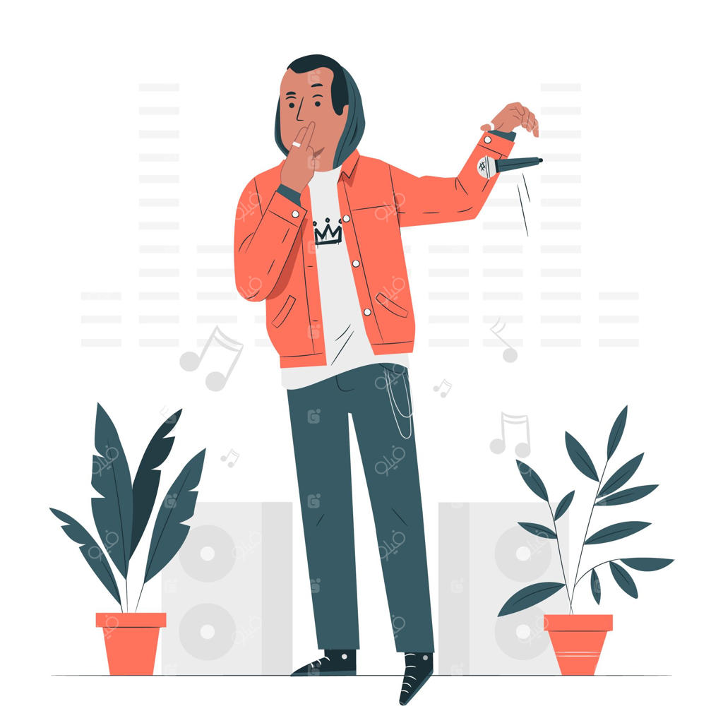 تصویر مفهومی رها کردن میکروفون