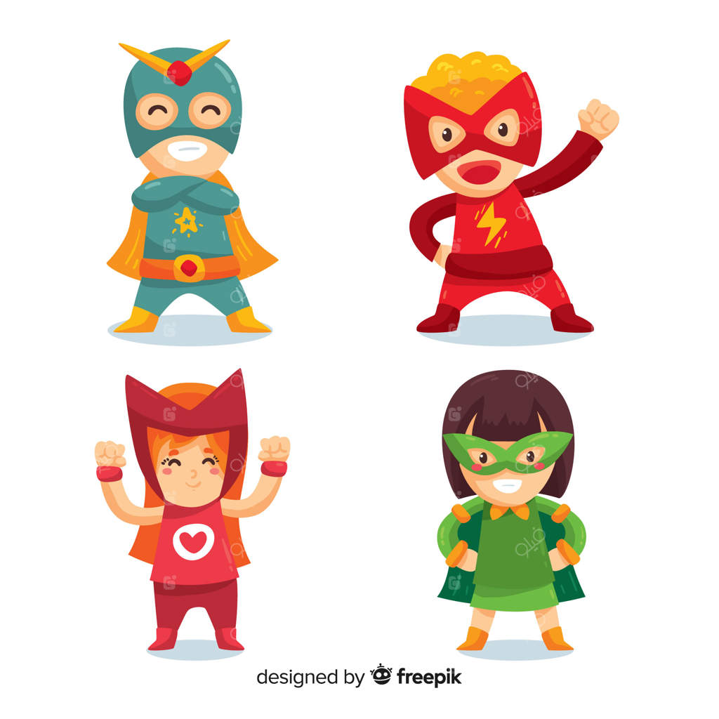 مجموعه‌ای از بچه‌های ابرقهرمان