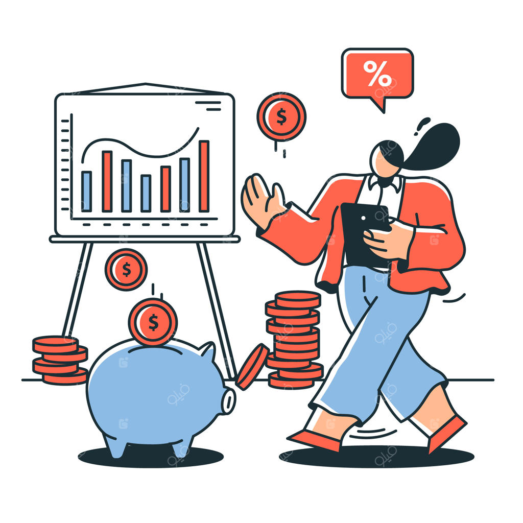 تصویرسازی مفاهیم مالی