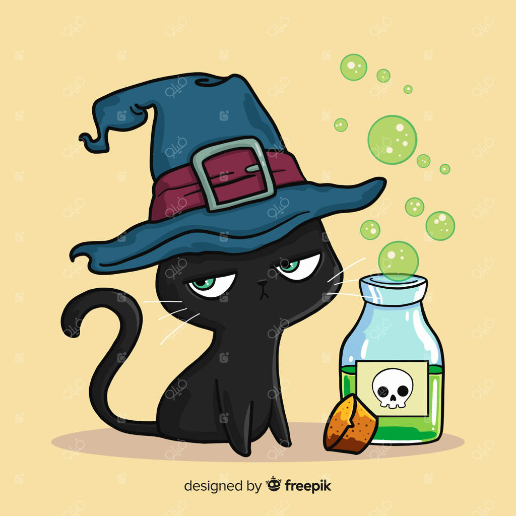 گربه‌ی جذاب هالووین، دست‌کشیده