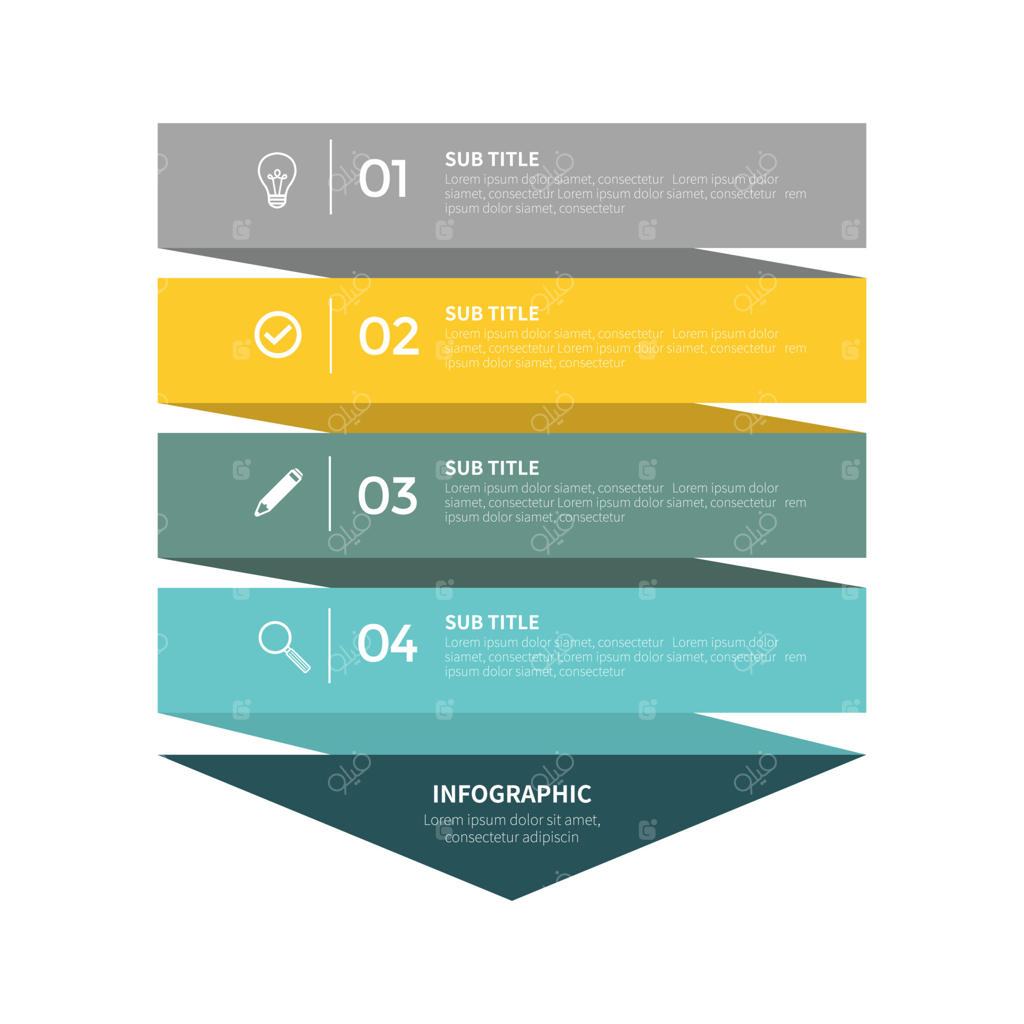 انواع اینفوگرافیک‌های تجاری، نمودار اینفوگرافیک، عناصر وکتور اینفوگرافیک