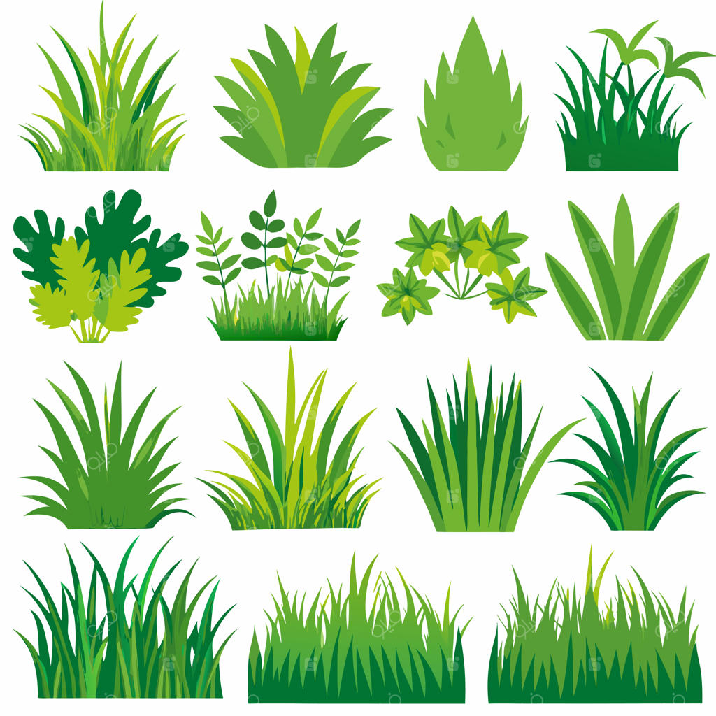 مجموعه چمن با سایه