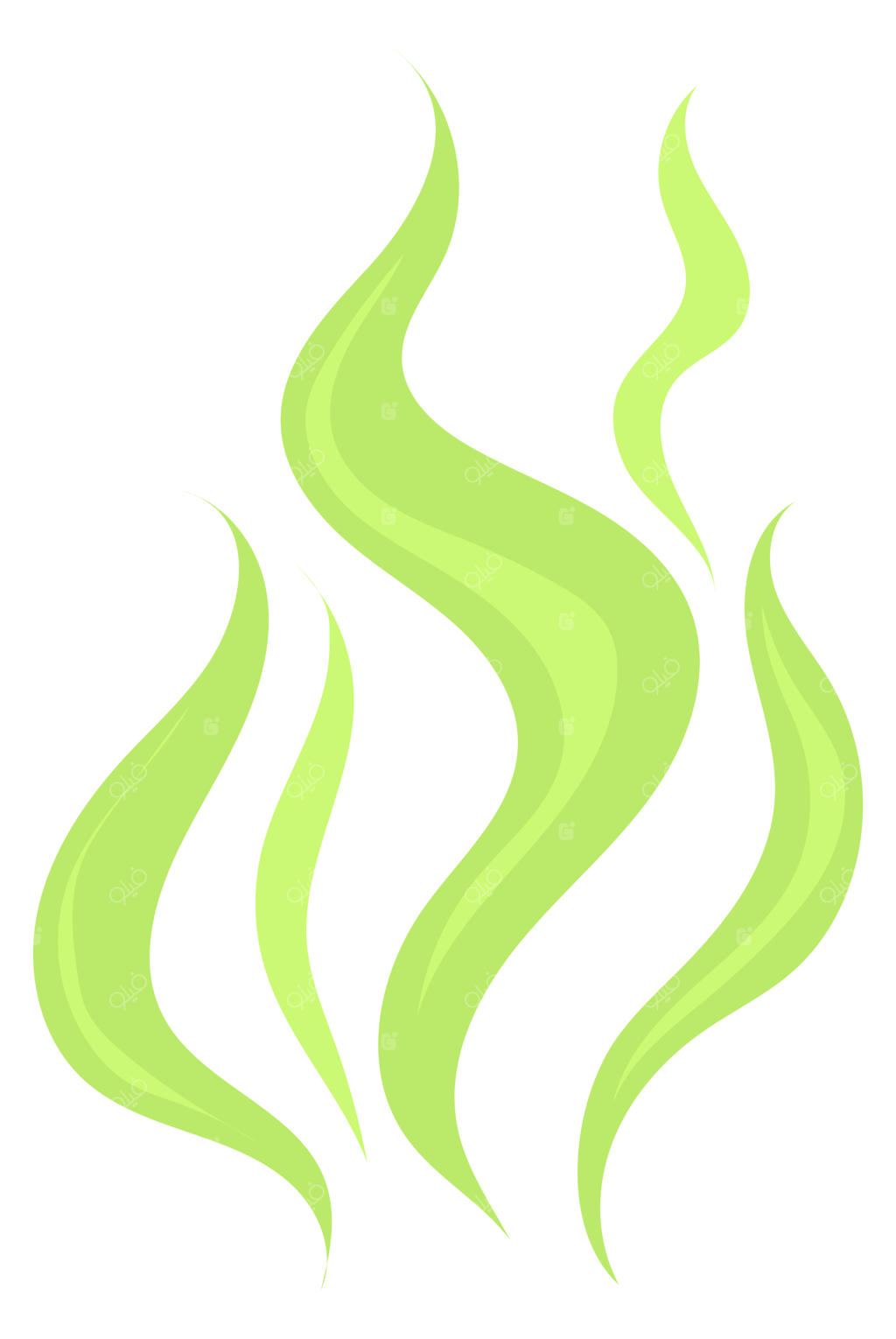 دنباله هوای سمی: عطر بخار سبز کارتونی