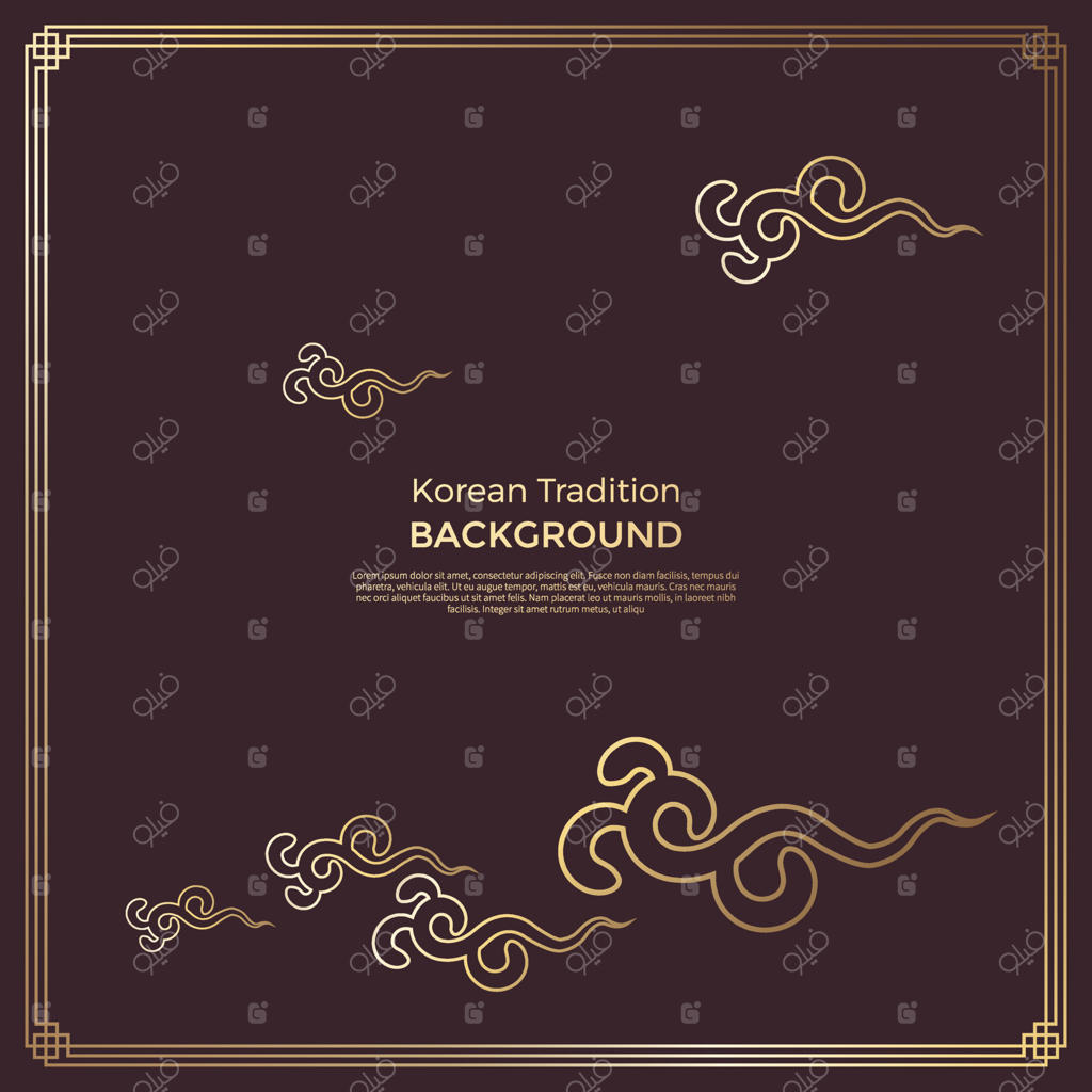 پیش‌زمینه سنتی کره‌ای، بنر