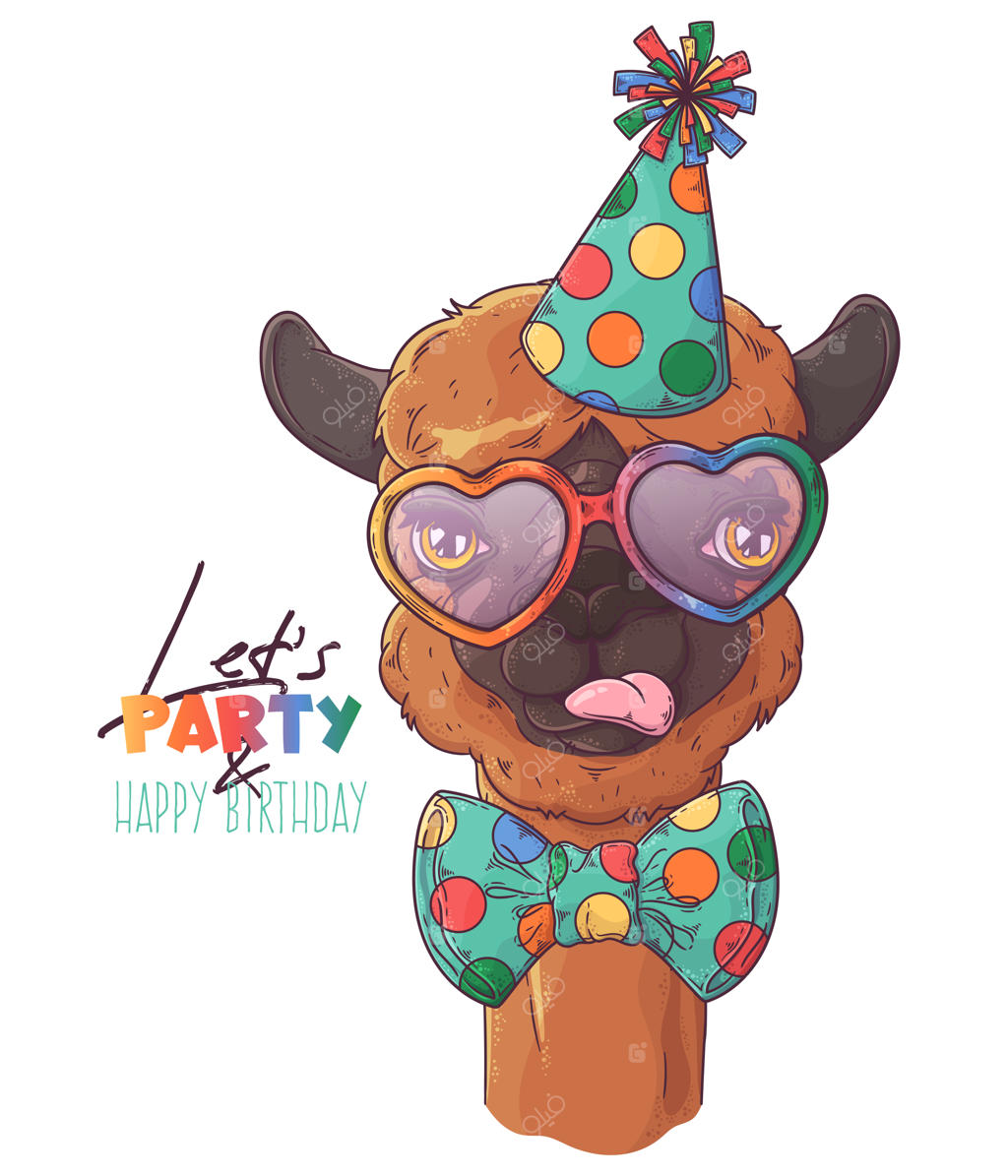 دلقک آلپاکا دست‌ساز با لوازم جانبی