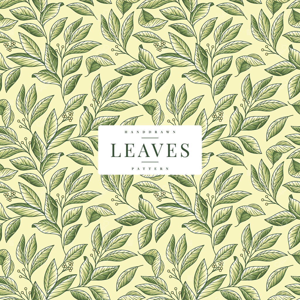 پترن برگ‌های دست‌نقش