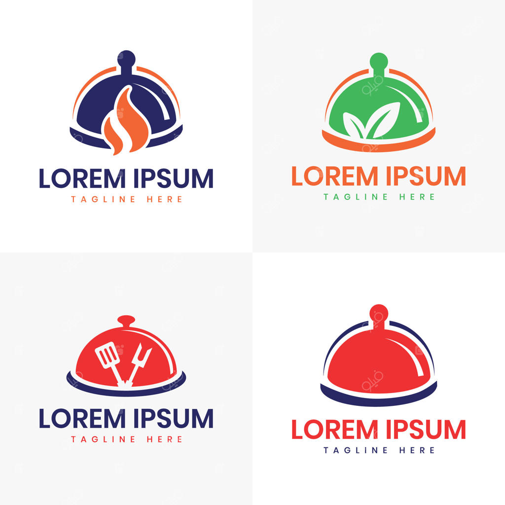 مجموعه طراحی لوگوی رستوران و خدمات غذایی