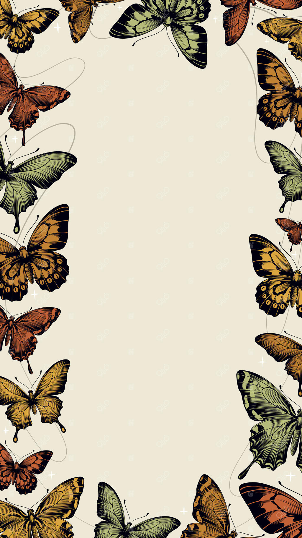 تصویر زمینه زیبای پروانه