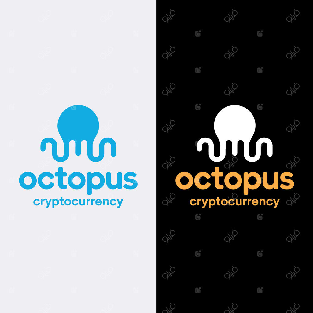 قالب طراحی لوگوی اختاپوس با طرح تکنولوژی