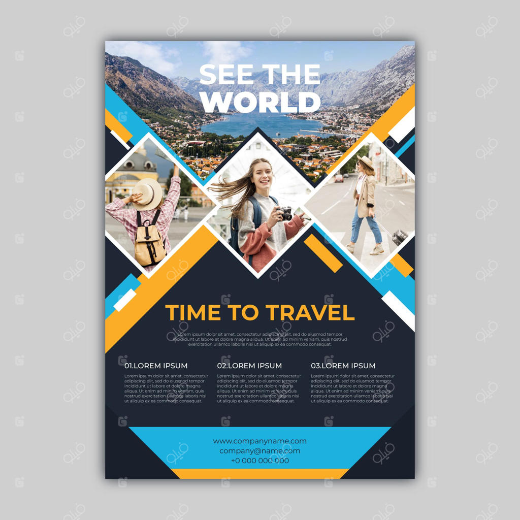 قالب بروشور فروش ویژه سفر