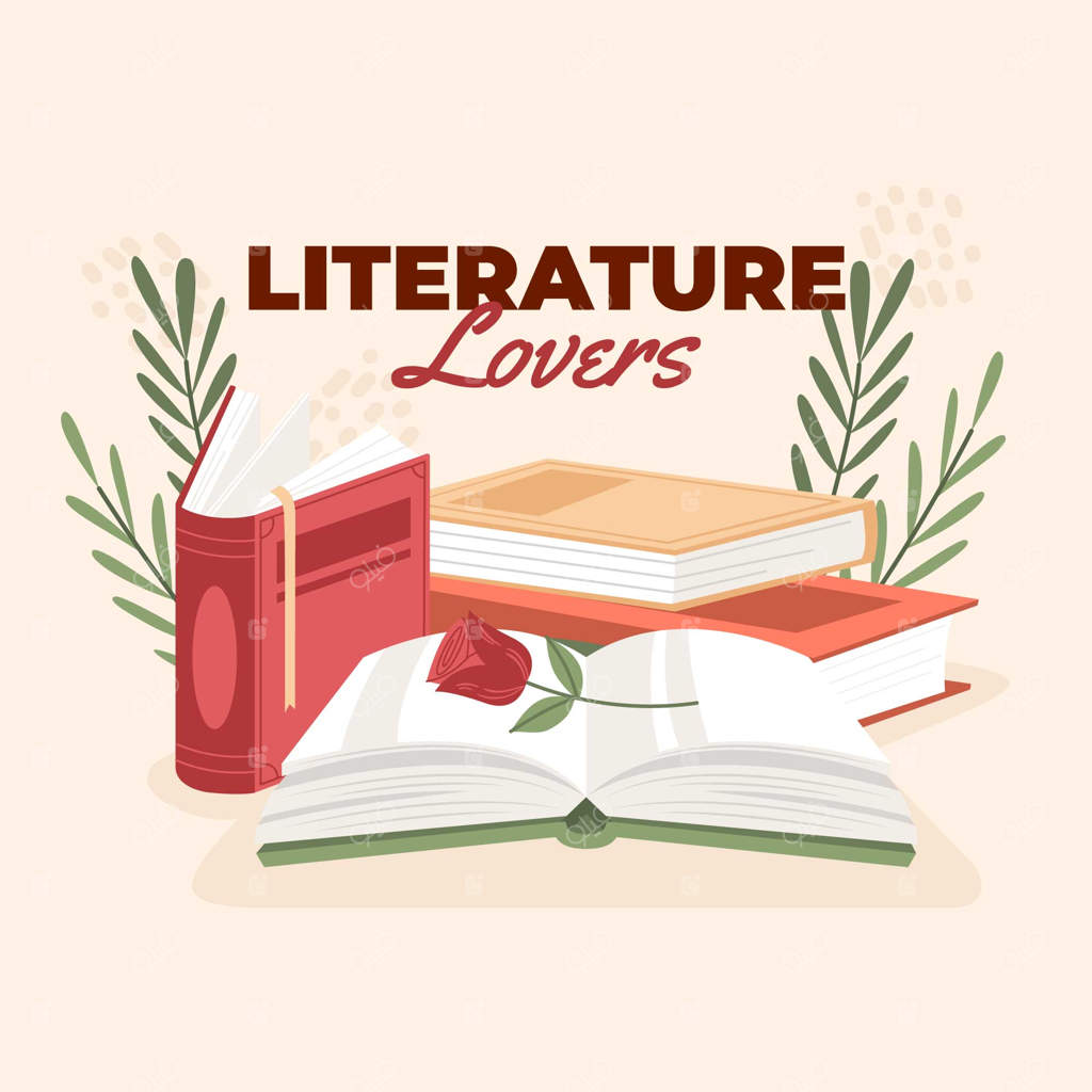 تصویرسازی ادبیات با طراحی دستی و سبک ساده