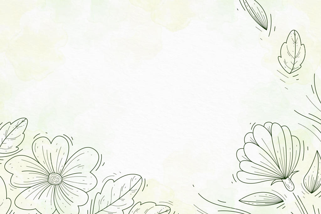 کاغذدیواری پاستلی پودری با المان‌های طراحی دستی