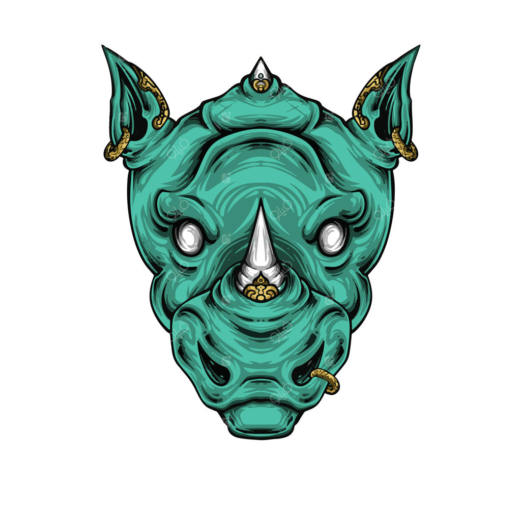 تصویر برداری جمجمه حیوانات