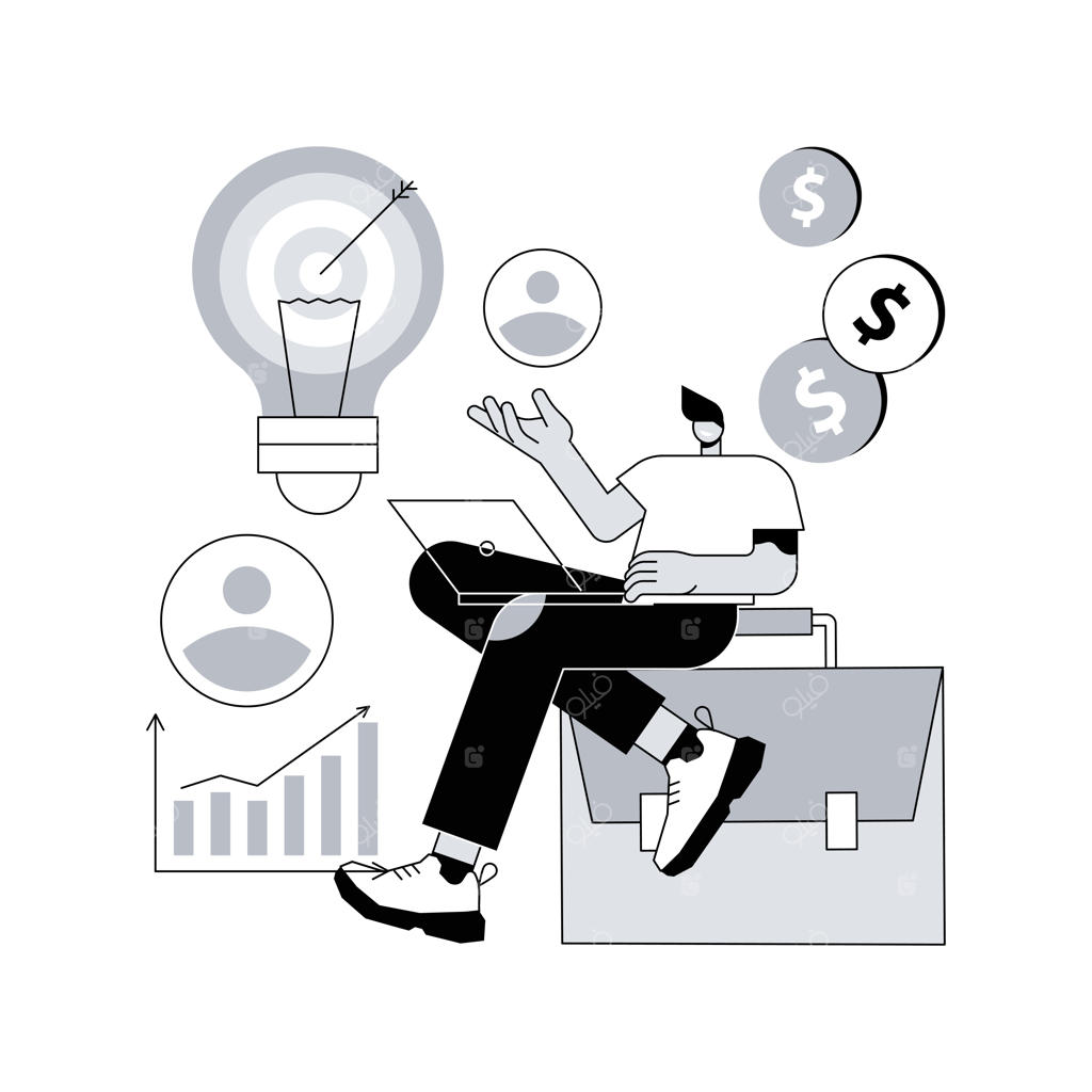 تصویرسازی وکتور مفهوم انتزاعی آغاز پروژه