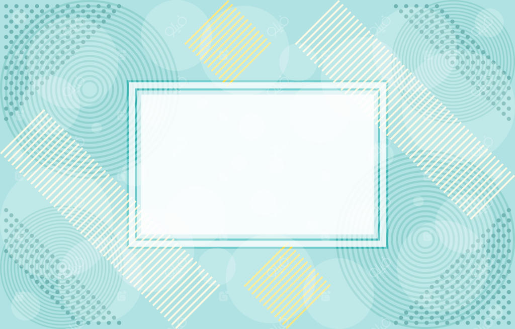 ترکیب الگوی انتزاعی با رنگ‌های ملایم و قاب سفید