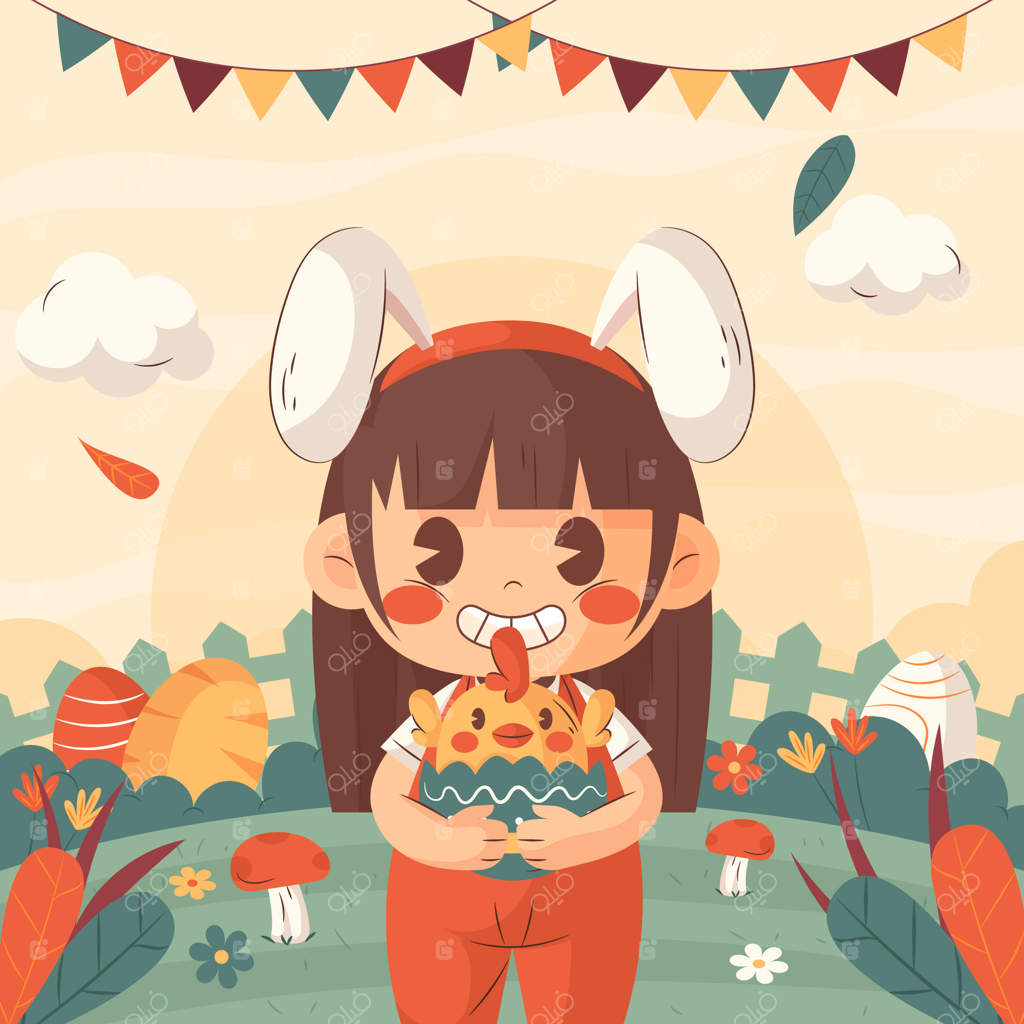 تصویرسازی تخت عید پاک