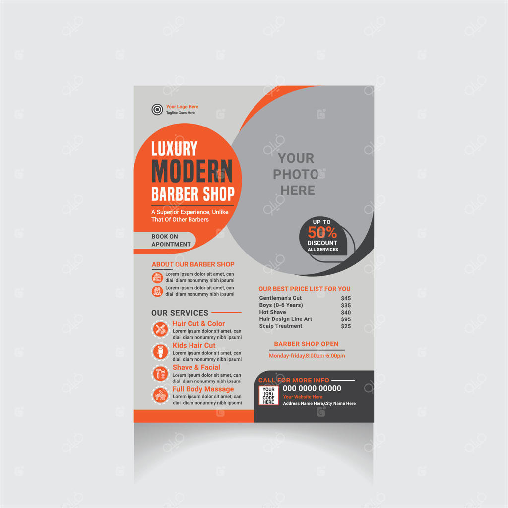 اعلان خلاقانه برای تبلیغ سالن پیرایش