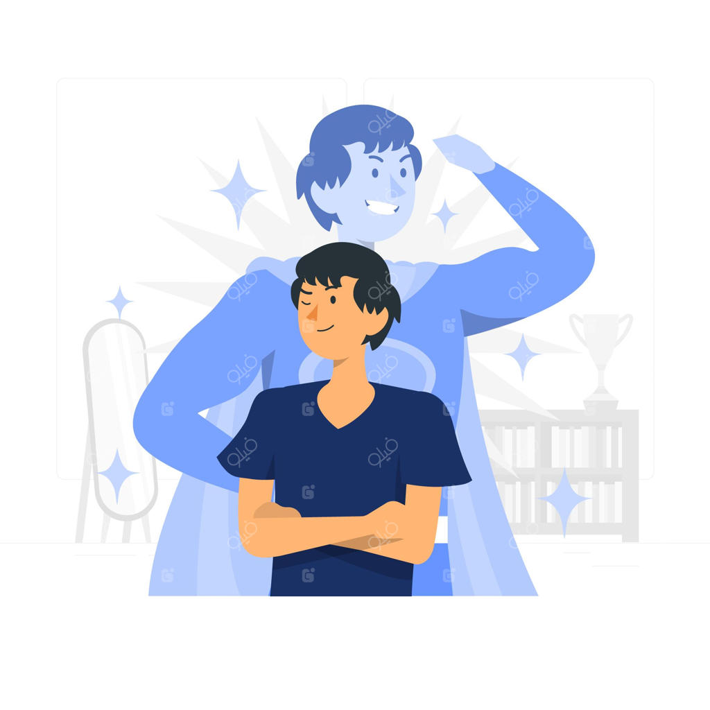 تصویرسازی مفهوم اعتماد به نفس