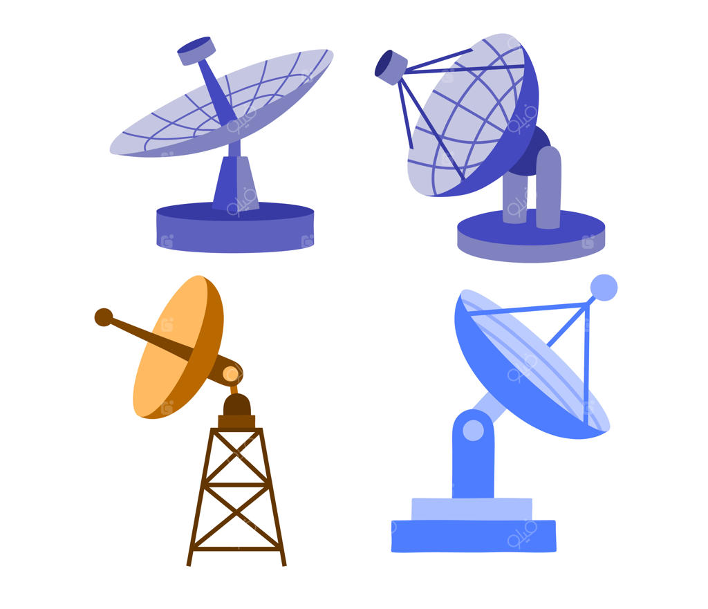 تصویر رنگی دیش ماهواره کارتونی