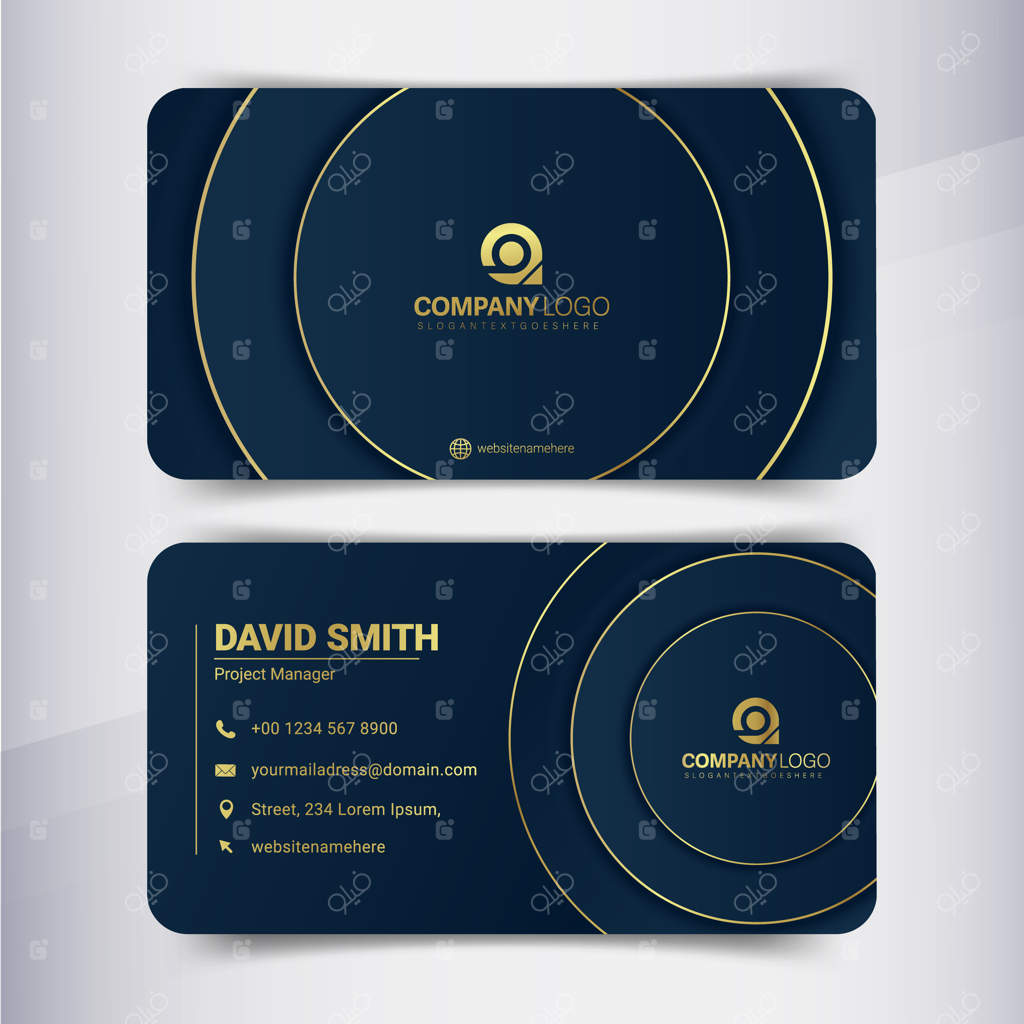 قالب کارت ویزیت و طراحی هویت برند شرکتی