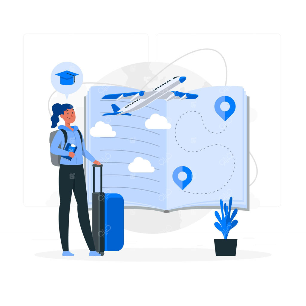 تصویری از مفهوم تحصیل در خارج از کشور