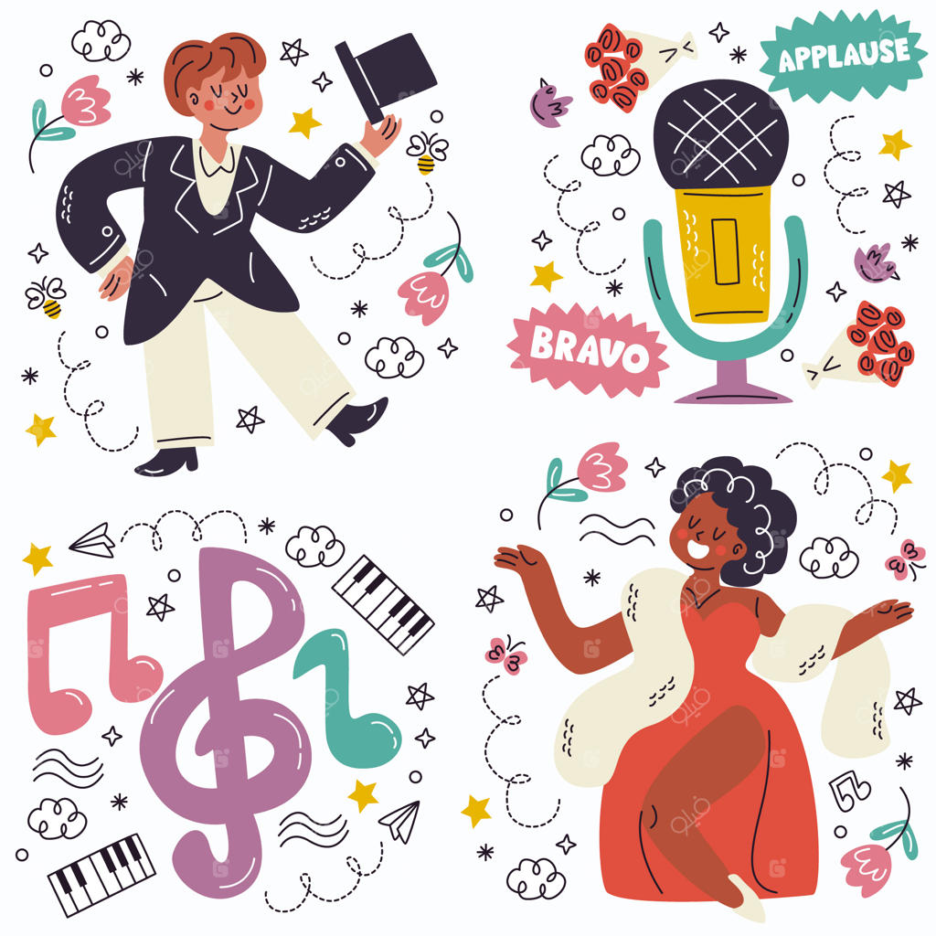 مجموعه برچسب‌های تئاتر